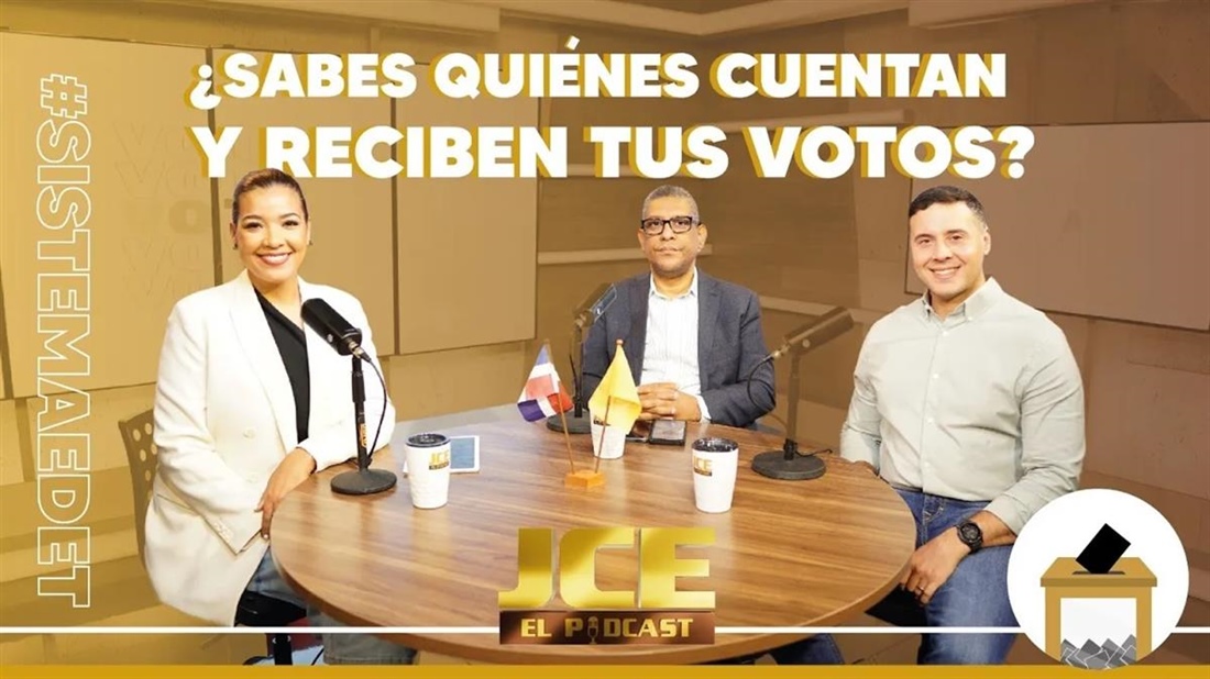 JCE lanza podcast para orientar a la población en temática electoral